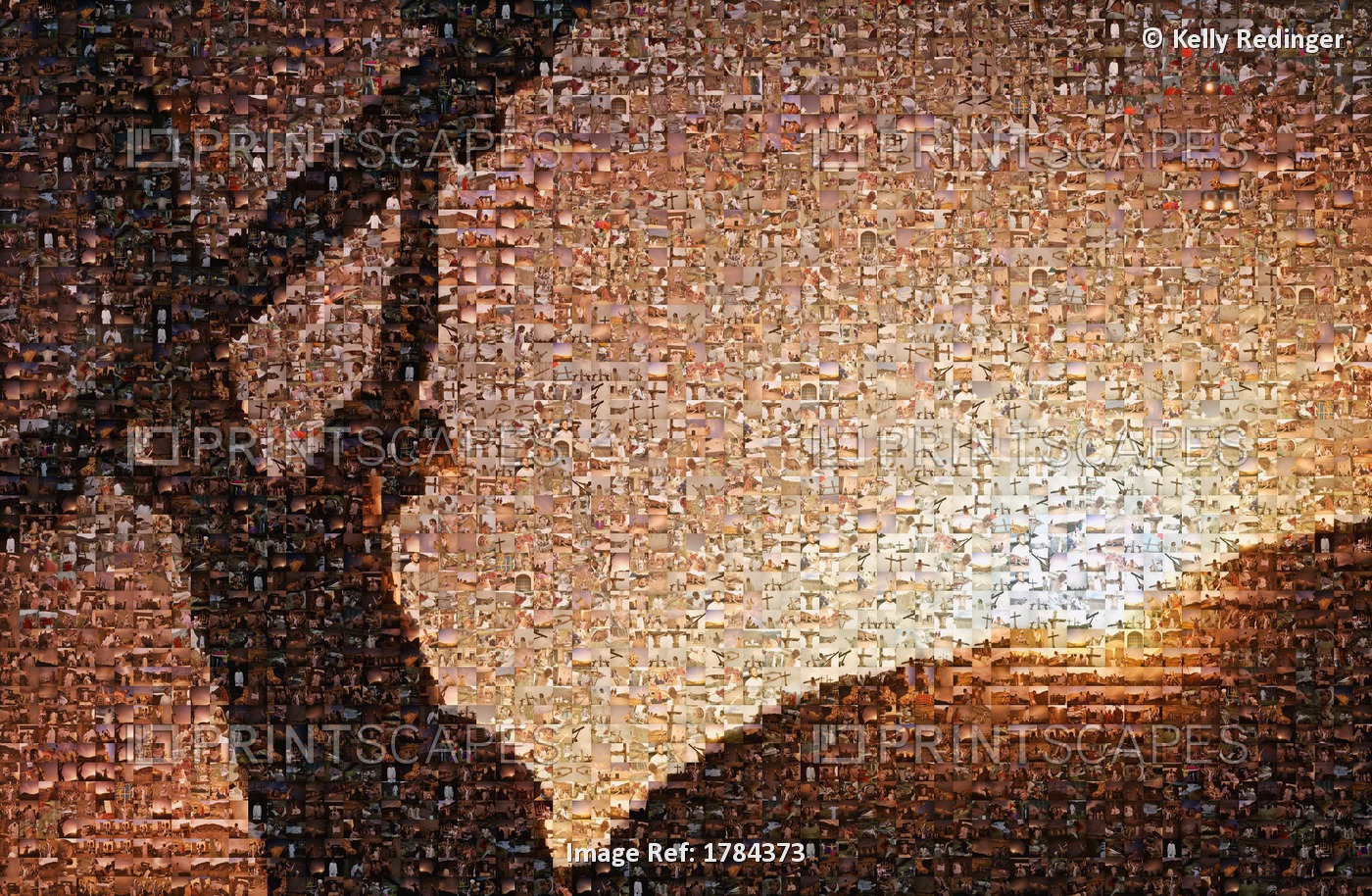 Jesus On Cross Mosaic