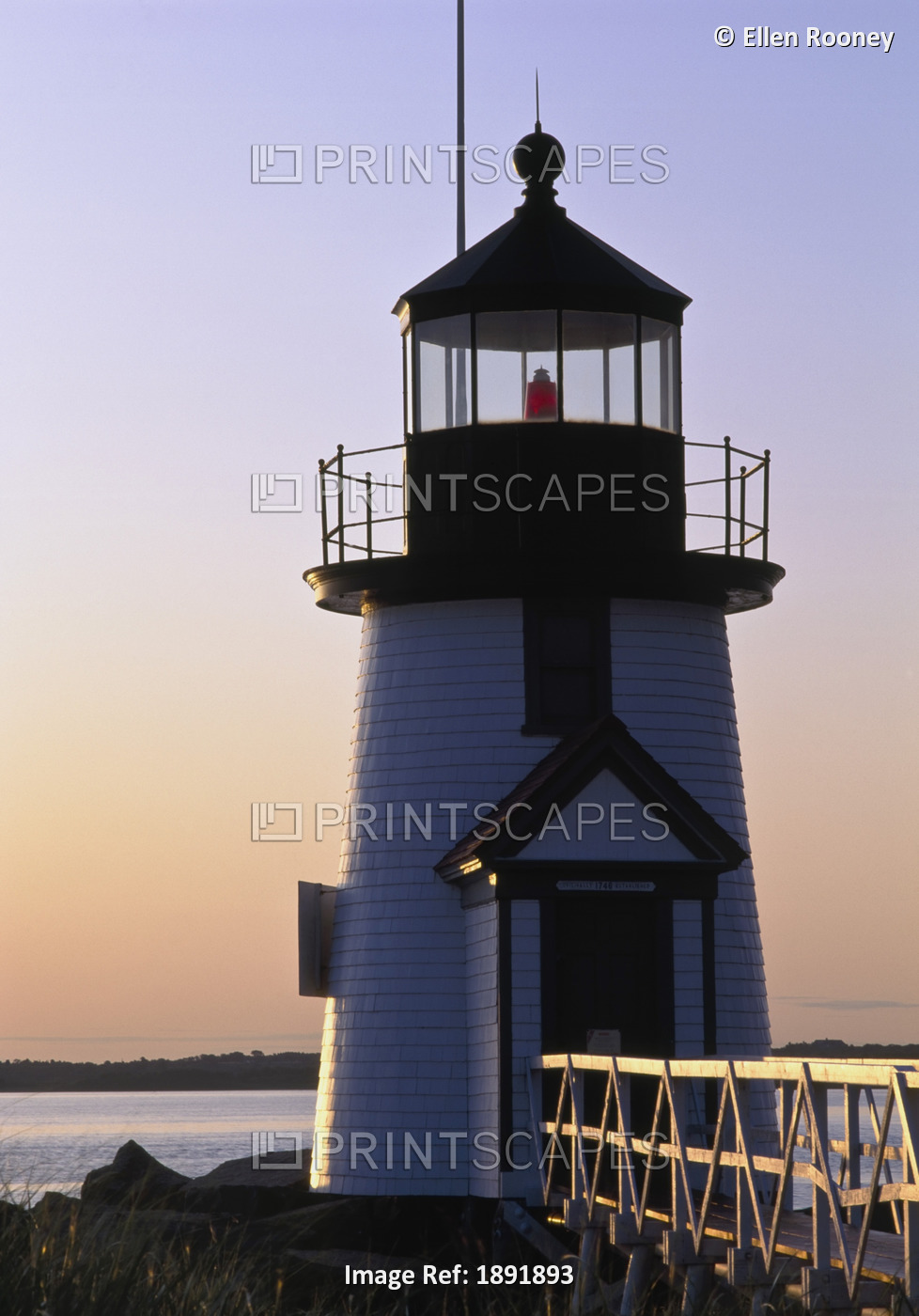 Nantucket Brant Point Lighthouse At Sunrise