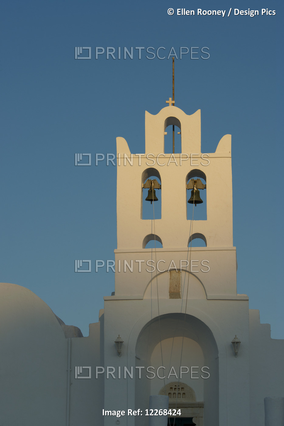 The Chrysopiyi Monsastery In Southeastern Sifnos At Sunset; Sifnos, Cyclades, ...