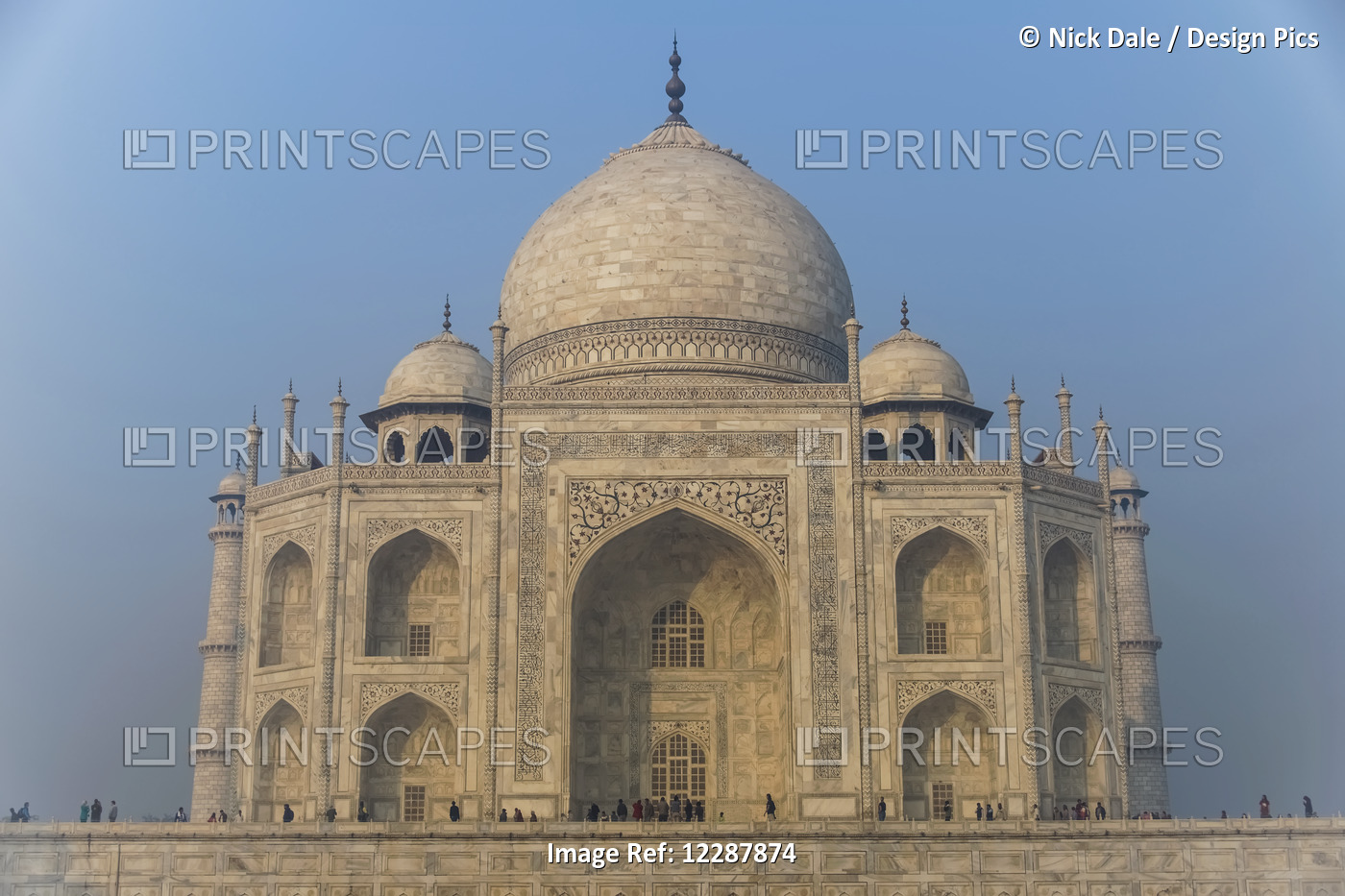 Front Of Taj Mahal; Agra, Uttar Pradesh, India