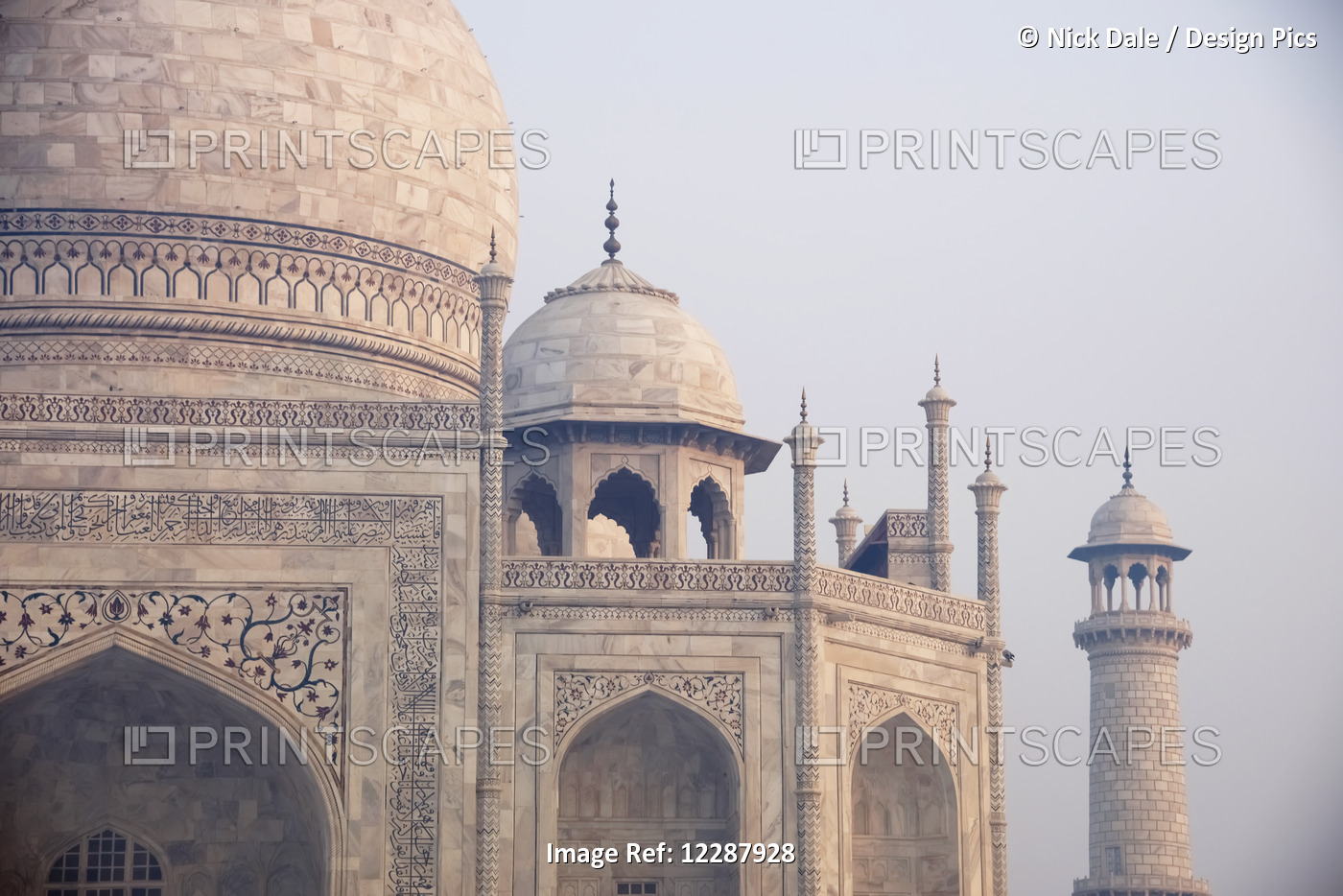 Taj Mahal Domes; Agra, Uttar Pradesh, India