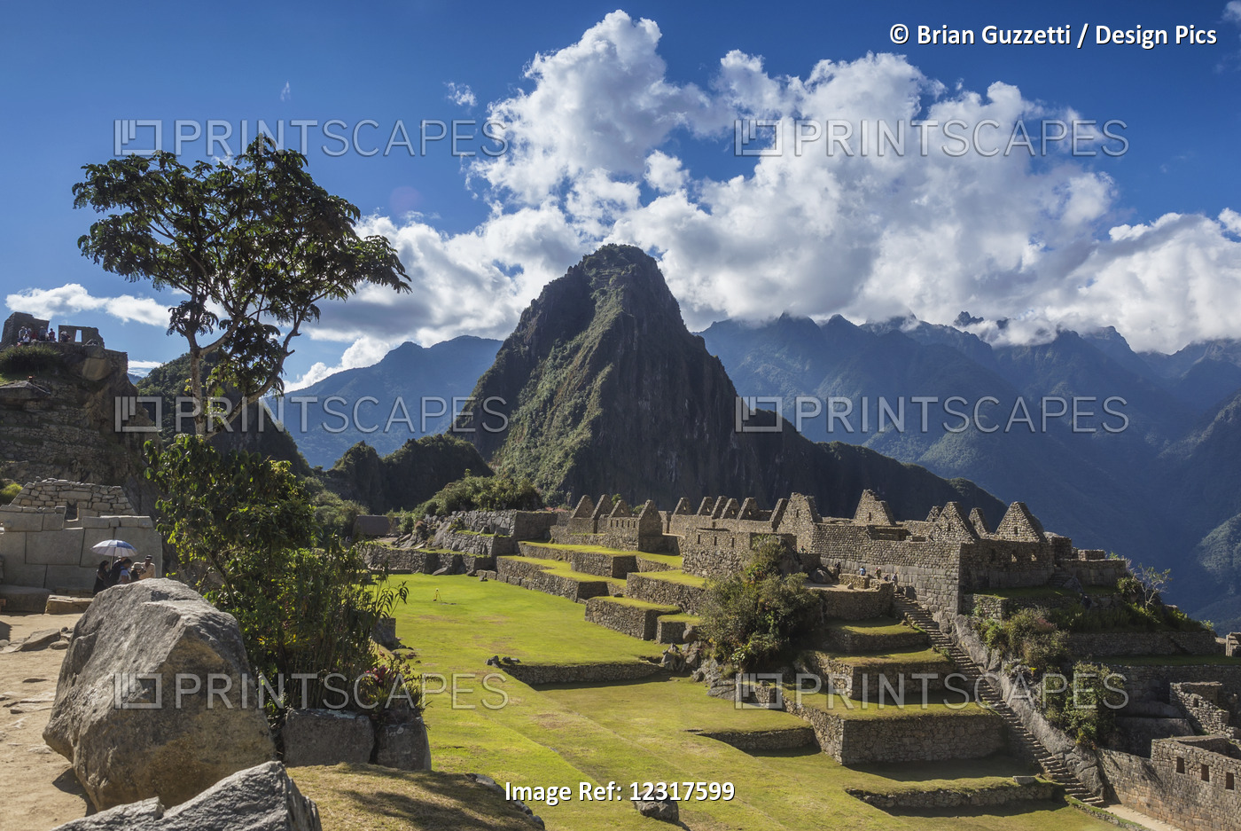 The Ancient Incan Ruins Of Machu Picchu; Cusco, Peru