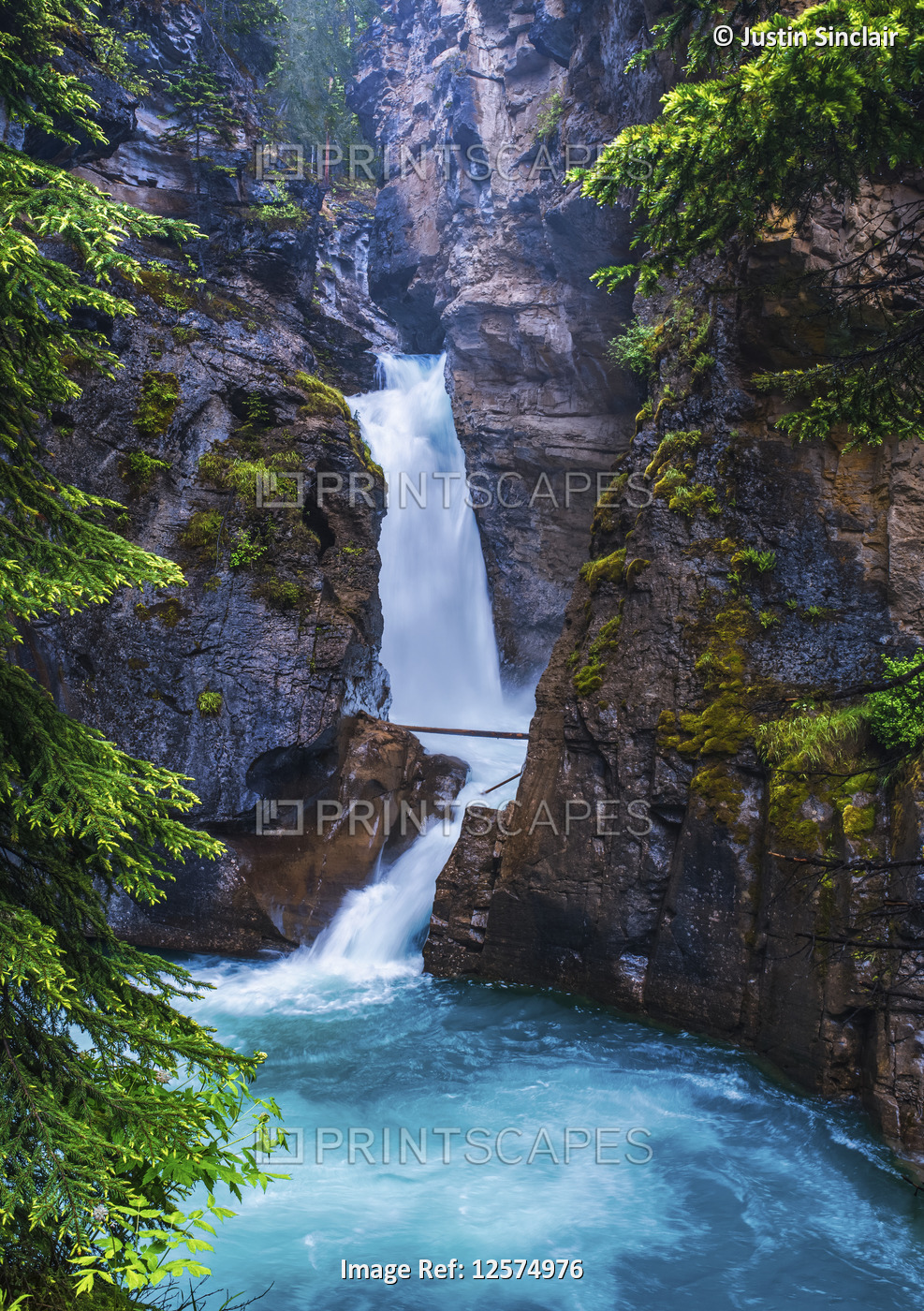 Johnston Canyon, Lower Falls, Banff National Park; Alberta, Canada