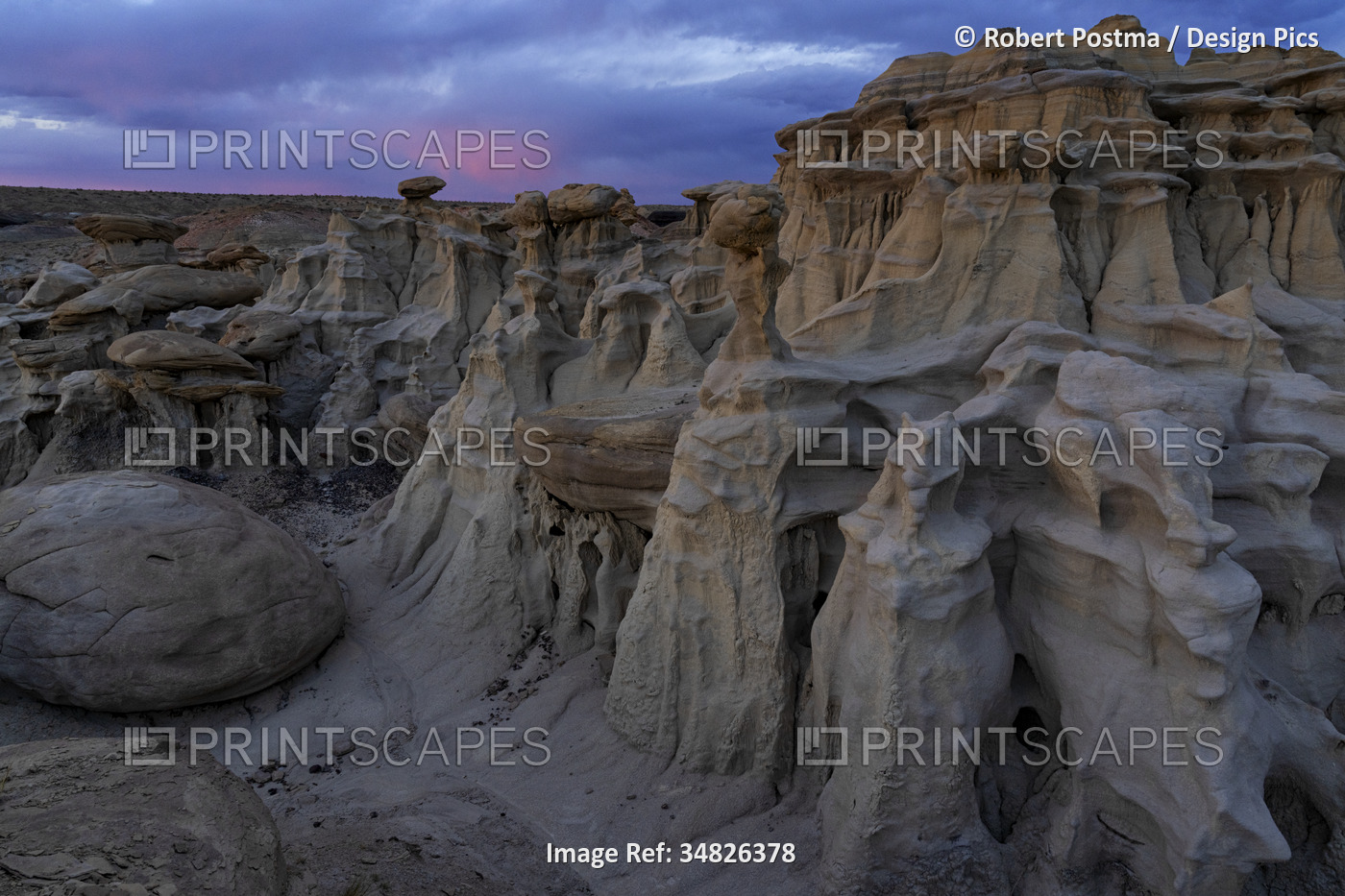 Hoodoos in Valley of Dreams take on fantastical shapes after eons of erosion ...